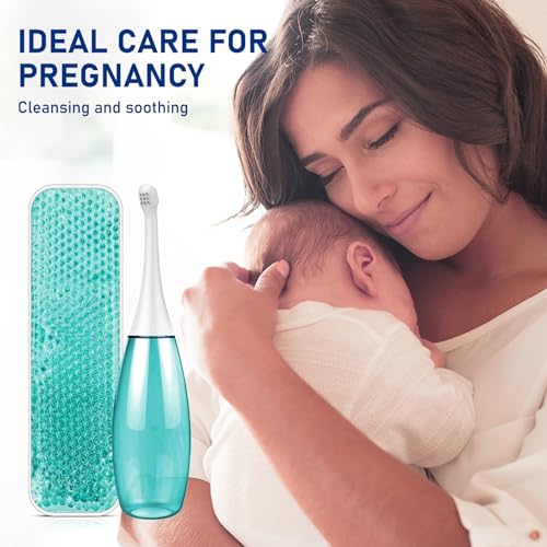 Peri Bottle Postpartum Portable Bidet - Perineal Bottle with 1 Ice Pack, Upside Down Squirt Bottle